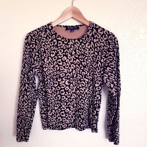 SALE! JONES NEW YORK Leopard Animal Print Top